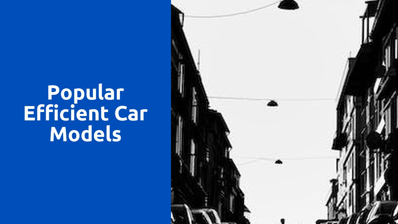 Popular Efficient Car Models